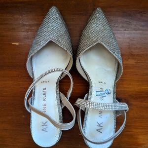 Silver shoes